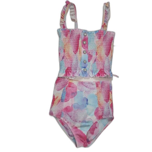Rad Swim Betsy Smocked Tankini Set Size XS - Picture 4 of 12